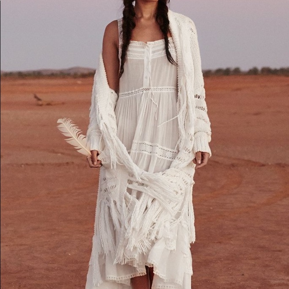 Spell Designs Luxe Leah Hand Knit Cardigan NWT